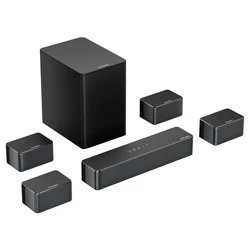 Ultimea Poseidon D70 7.1 Channel Soundbar Subwoofer Speaker Kit, 10 Bands Equalizer, 121 Preset EQ Matrices, BassMX Technology, Smart APP Control