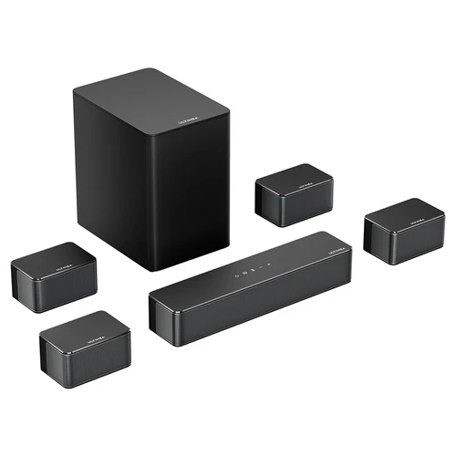 Ultimea Poseidon D70 7.1 Channel Soundbar Subwoofer Speaker Kit, 10 Bands Equalizer, 121 Preset EQ Matrices, BassMX Technology, Smart APP Control