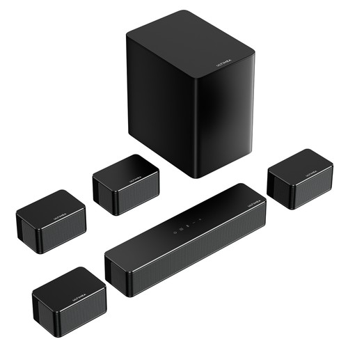 Ultimea Poseidon D70 Soundbar-Subwoofer-Lautsprecher-Kit, 7.1-Kanal, 10-Band-Equalizer, 121 voreingestellte EQ-Matrizen