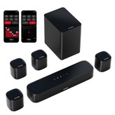 Ultimea Aura A40 7.1 Soundbar mélynyomó hangszórókészlet, 7.1 csatorna, alkalmazásvezérlés, 10 sávos hangszínszabályzó beállítás, 121 előre beállított EQ mátrix, Bluetooth 5.3, 330 W csúcsteljesítmény
