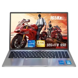 Ninkear N16 Pro Ordinateur portable écran IPS 16'' 2560*1600 taux de rafraîchissement de 165 Hz Intel Core i7-13620H 10 cœurs Max 4.9 GHz WiFi 6 Bluetooth 5.0