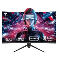 KTC H27S17 27-inch 1500R Curved Gaming Monitor QHD 2560x1440 16:9 ELED 180Hz 120% sRGB 4000:1 Contrast Ratio 1ms MPRT Response Time Low Motion Blur Compatible with FreeSync G-Sync USB 2xHDMI2.0 2xDP1.4 Audio Out VESA Mount