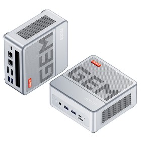 AOOSTAR GEM12 R9 6900HX Mini-PC 32+1TB Silber