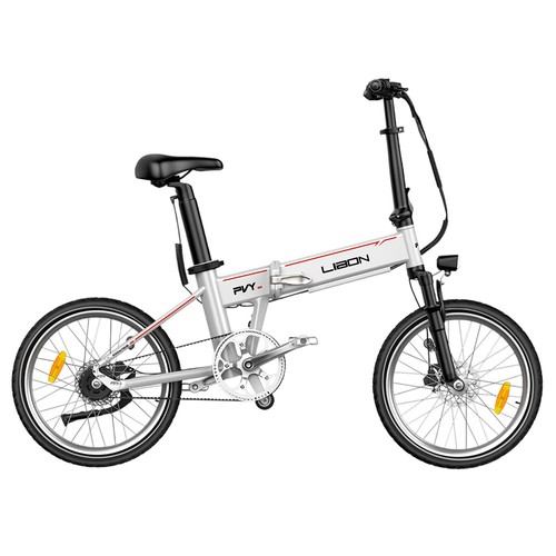 PVY LIBON Electric Bike 500W 20.4AH Silver | Europe