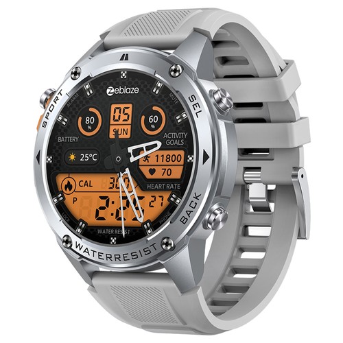 Zeblaze Stratos 2 Ultra Outdoor-Smartwatch Silber