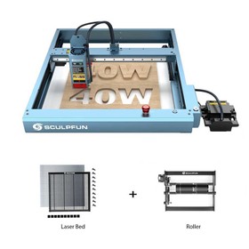 SCULPFUN SF-A9 40W with Roller Laser Bed 