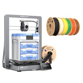 Imprimante 3D Creality Ender3 V3 Plus 6 pièces de filament Creality Hyper PLA  Couleur de peau noire Jaune Vert Orange Marron