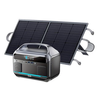 DaranEner NEO300 Portable Power Station + DaranEner SP100 Foldable Solar Panel, 300W 268.8Wh LiFePO4 Battery, USB-C PD60W