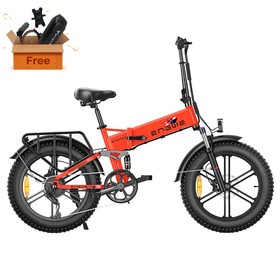 Vélo électrique ENGWE X 20 pouces 25 kmh 48 V 13 Ah batterie 250 W moteur rouge