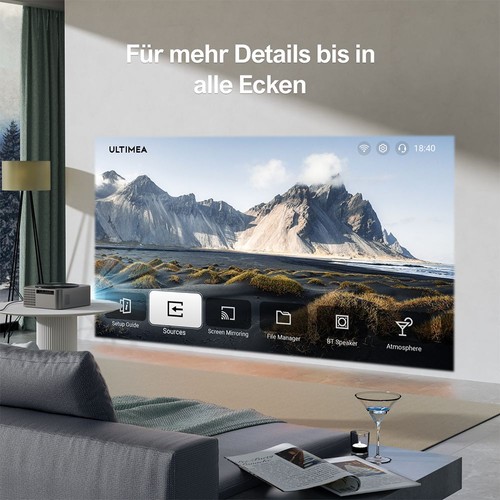 Ultimea Apollo P40 LCD Projector