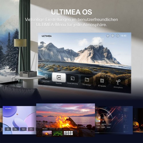 Ultimea Apollo P40 LCD Projector