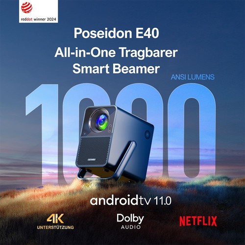 Ultimea Poseidon E40 1000 ANSI Projector