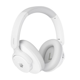 Tronsmart SOUNFII Q20S Casque hybride ANC, suppression active du bruit hybride, 60 heures de lecture, audio haute résolution, oreillettes pivotantes à 90°, appairage de 2 appareils, contrôle par application Tronsmart - Blanc