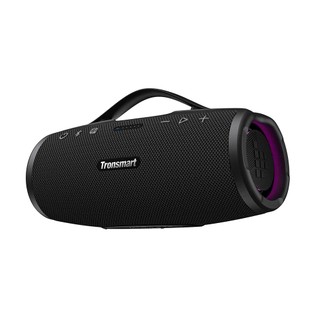 Tronsmart Mirtune S100 Portable Outdoor Speaker, Bluetooth 5.3, Customizable EQ, 50W Output, 20 Hours of Playtime, IPX7 Waterproof, Retractable Handle – Black