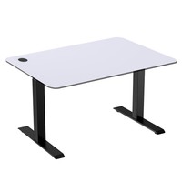 ACGAM JSZ-3 Height-Adjustable Standing Desk Frame Black + White Desktop