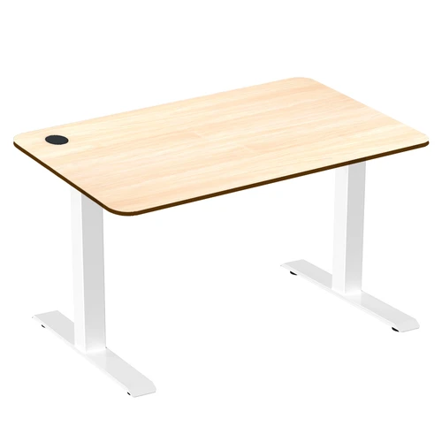 ACGAM JSZ-3 Height-Adjustable Standing Desk Frame (White Frame+Wood Desktop) (Geekbuying Poland)