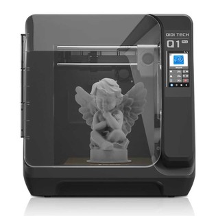 QIDI TECH Q1 Pro 3D Printer, 600mm/s Max, 60°C Heated Chamber, 350°C High-Temp Printing, Tri-metal Hot-end, Auto Leveling, Filament Detection, 245*245*240mm