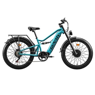 GUNAI-M2 Electric Bike, 2*750W Motor, 48V 17.5AH Battery, 26*4.0 Inch Tires, 60km/h Max Speed, 55km Range, Hydraulic Disc Brake, Dual Suspension, Shimano 7-Speed