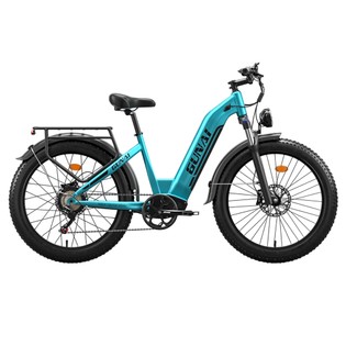 GUNAI-V Electric Bike, 1000W Motor, 48V 21Ah Battery, 26*4.0 Inch Fat Tires, 50km/h Max Speed, 70km Range, Dual Hydraulic Disc Brakes, Shimano 7 Speed, LCD Display