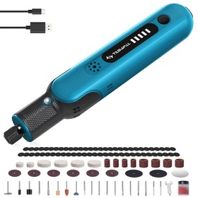 Tilswall W402 8V akkus forgószerszám készlet 105 darabos tartozékokkal