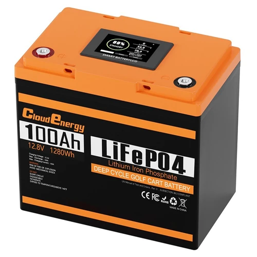 Cloudenergy 12V 100Ah LiFePO4 Battery Pack Backup Power, (Geekbuying Europe)