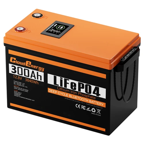 Cloudenergy 12V 300Ah LiFePO4 Battery Pack Backup Power, (Geekbuying Europe)