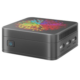 RUPA HSI-N100 Mini PC Intel N100 4 Cores Max 3.4GHz 12GB+512GB 3*HDMI 4K 60Hz Triple Screen Display WiFi 6 Bluetooth 5.2