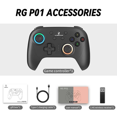 ANBERNIC RG P01 Gamecontroller Schwarz