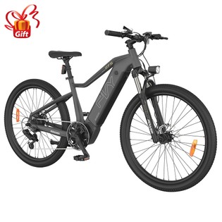 PVY Power Electric Bike 1000W Motor 48V 16.5Ah Battery 100km Range 27.5*2.1-inch Tire Hydraulic Disc Brake Shock Absorbing Fork SHIMANO 7-speed IP66 Waterproof - Grey