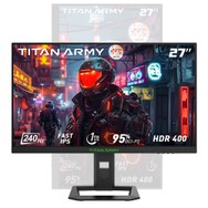 TITAN ARMY P2710S Gaming Monitor 27'' 2560*1440 Fast IPS Screen 240Hz Refresh Rate 1ms GTG HDR400 Adaptive-Sync