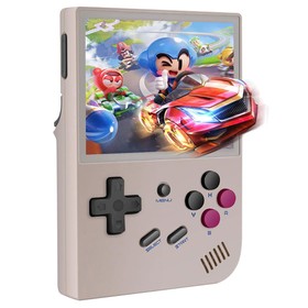 Refurbished ANBERNIC RG35XX Handheld Game Console 64GB Card Grey