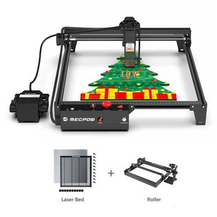 Mecpow X3 Pro 10W Laser Engraver With Air Assist System + G3 Rotary Roller + H44 Laser Bed