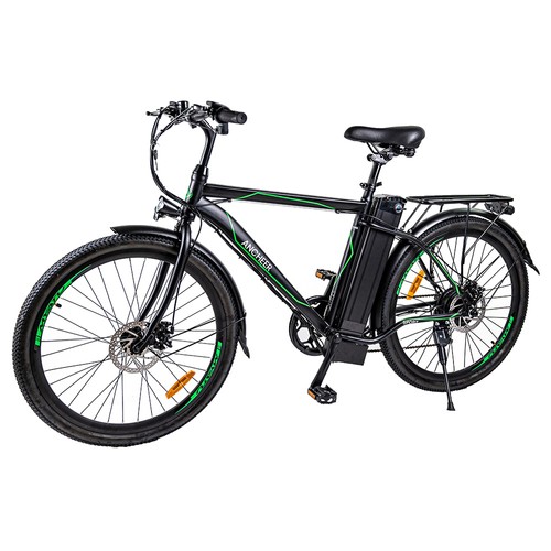 ANCHEER AM26 Elektrofahrrad, 250W Motor, 36V 10Ah Akku, 26*1,95 Zoll Reifen, Scheibenbremse, SHIMANO 21-Gang