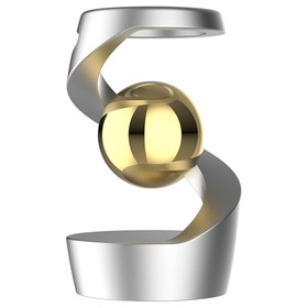 Anti-gravity Kinetic Floating Gyroscope Silver Gold Beads