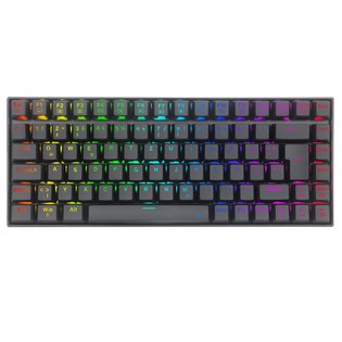 Refurbished Redragon K629-RGB 75% RGB Backlight Mechanical Gaming Keyboard 84 Keys Red Switch DE Layout Black