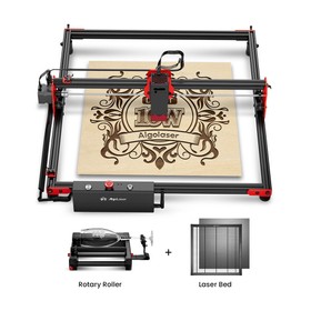 AlgoLaser DIY KIT 10W Laser Engraver + Laser Bed + Rotary Roller