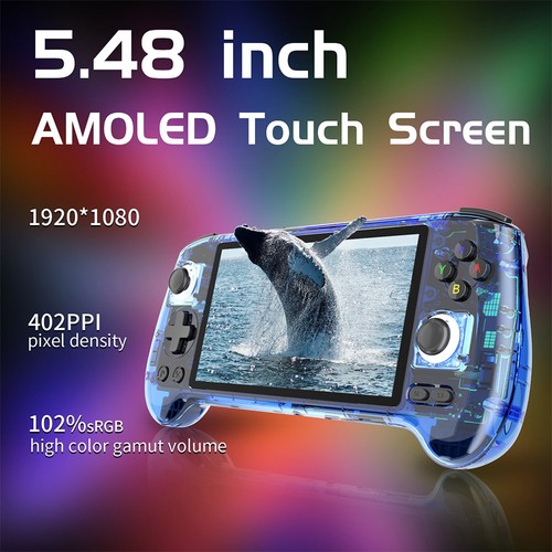 Anbernic RG556 5.48″ AMOLED touch screen Android handheld