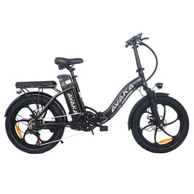 AVAKA BZ20 PLUS Electric Bike One Wheel Black