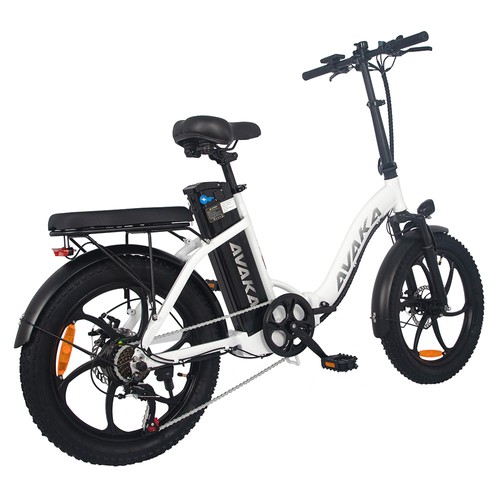 AVAKA BZ20 PLUS Elektrofahrrad 20 Zoll 500W 25KM/H 48V 15AH Weiß