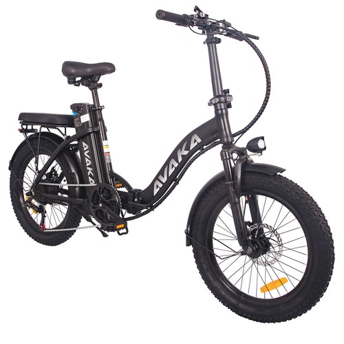 AVAKA BZ20 PLUS Elektrofahrrad 20 Zoll 500W 25KM/H 48V 15AH Schwarz