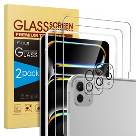 SODI 5 Pack Screen Protector Set for iPad Pro 13 Inch (2024)