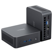 Ninkear N10 Mini PC Intel N100 4 cœurs Max 3.4 GHz 16 Go de RAM 512 Go SSD 2 * HDMI 2.0 (4K à 60 Hz) double écran 24 / 5 GHz WiFi Bluetooth 5.0