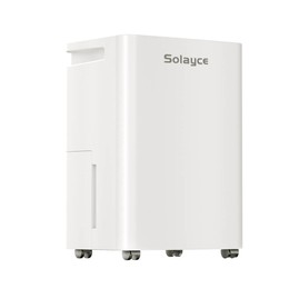 Solayce PD12R-02EE Déshumidificateur 12 L/24 h grand réservoir d'eau de 3.2 L affichage numérique de l'humidité