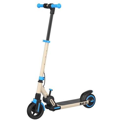 isinwheel S6 Elektroroller für Kinder, zusammenklappbar, 150 W, 21,6 V, 5 Ah, Blau