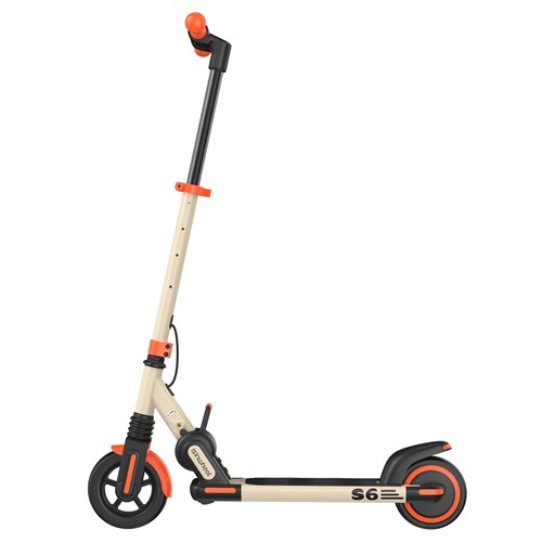 isinwheel S6 Elektroroller für Kinder, zusammenklappbar, 150 W, 21,6 V, 5 Ah, Orange