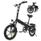 isinwheel U3 Electric Bike, 500W Motor, 36V 7.8Ah Battery, 1