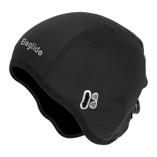 Eleglide Fahrrad-Skull-Cap, Größe verstellbar, Schwarz