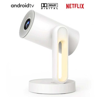 [Netflix & Android TV Certifie] ETOE Starfish Projector, Android TV 11.0, Dolby Digital, Touch Night Light, 140° Rotation, 300 ANSI, 4K Decoding, Auto Keystone Correction, Built-in Chromecast, 5W Speaker