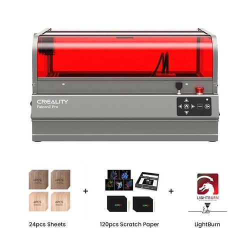 Creality Falcon2 Pro 40W Laser+144pcs Art Set+1 Year LightBurn License (Geekbuying Poland)