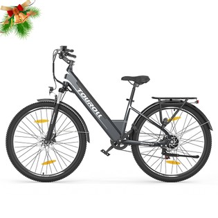 Touroll J1 ST 27.5 inch Trekking Bike with 250W Motor, 36V 15.6Ah Battery, Max 100km Range, 1.8